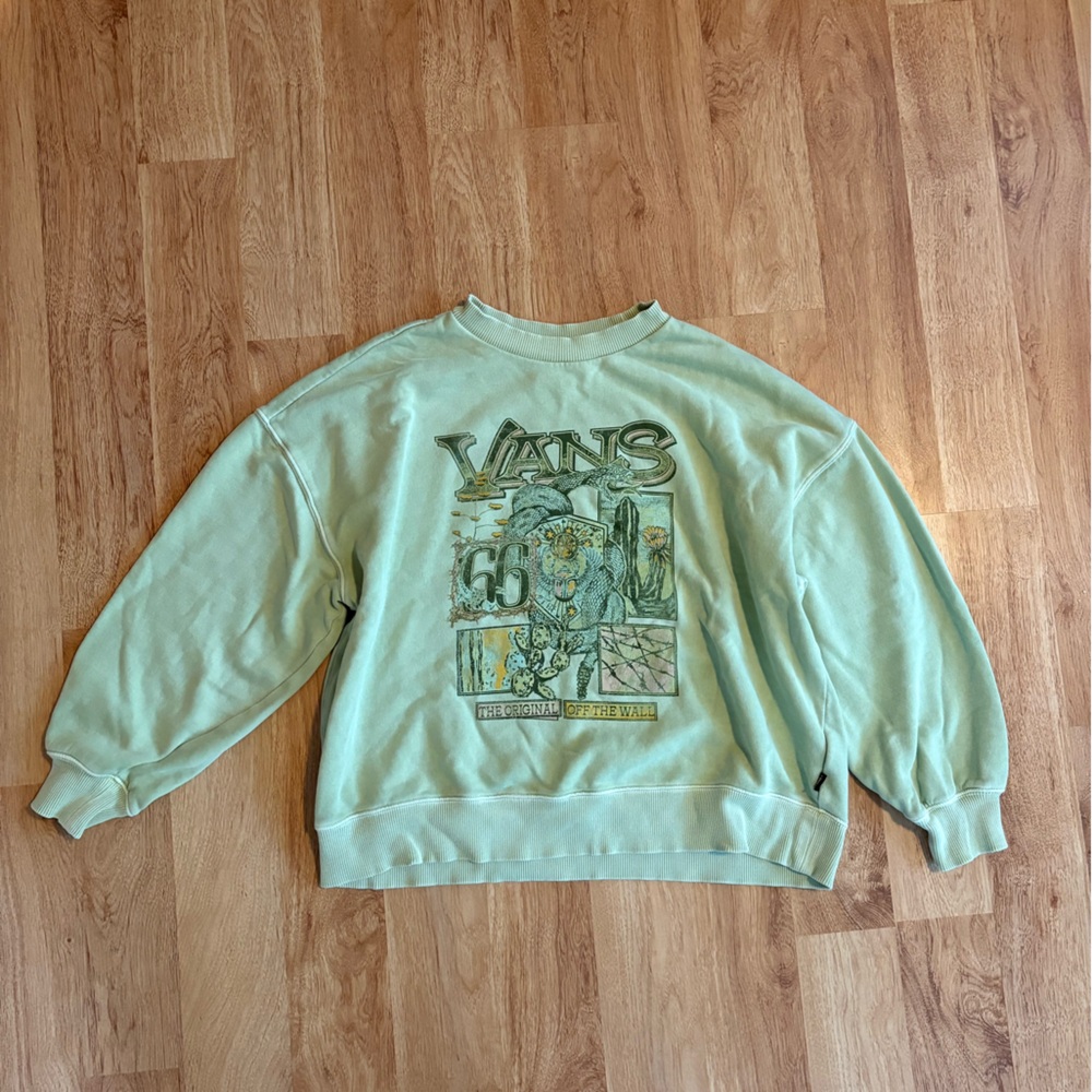 Vans Light Green Sweatshirt